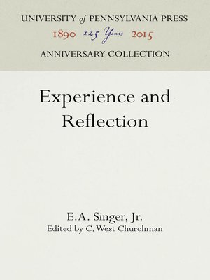 cover image of Experience and Reflection